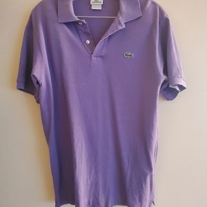 Lacoste purple polo style shirt